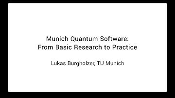 Munich Quantum Software Forum 2024: Talk by Lukas Burgholzer (TU Munich)
