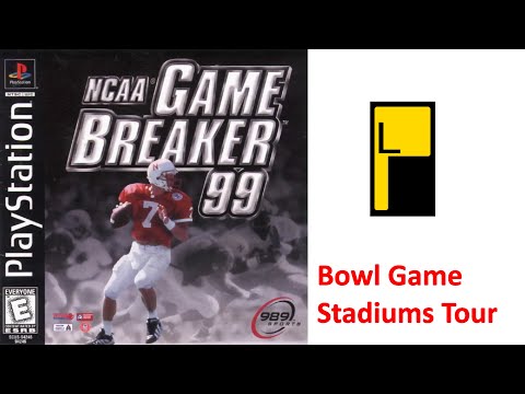 NCAA GameBreaker 99: Bowl Games | Sports Game Stadiums 🏟 🏈