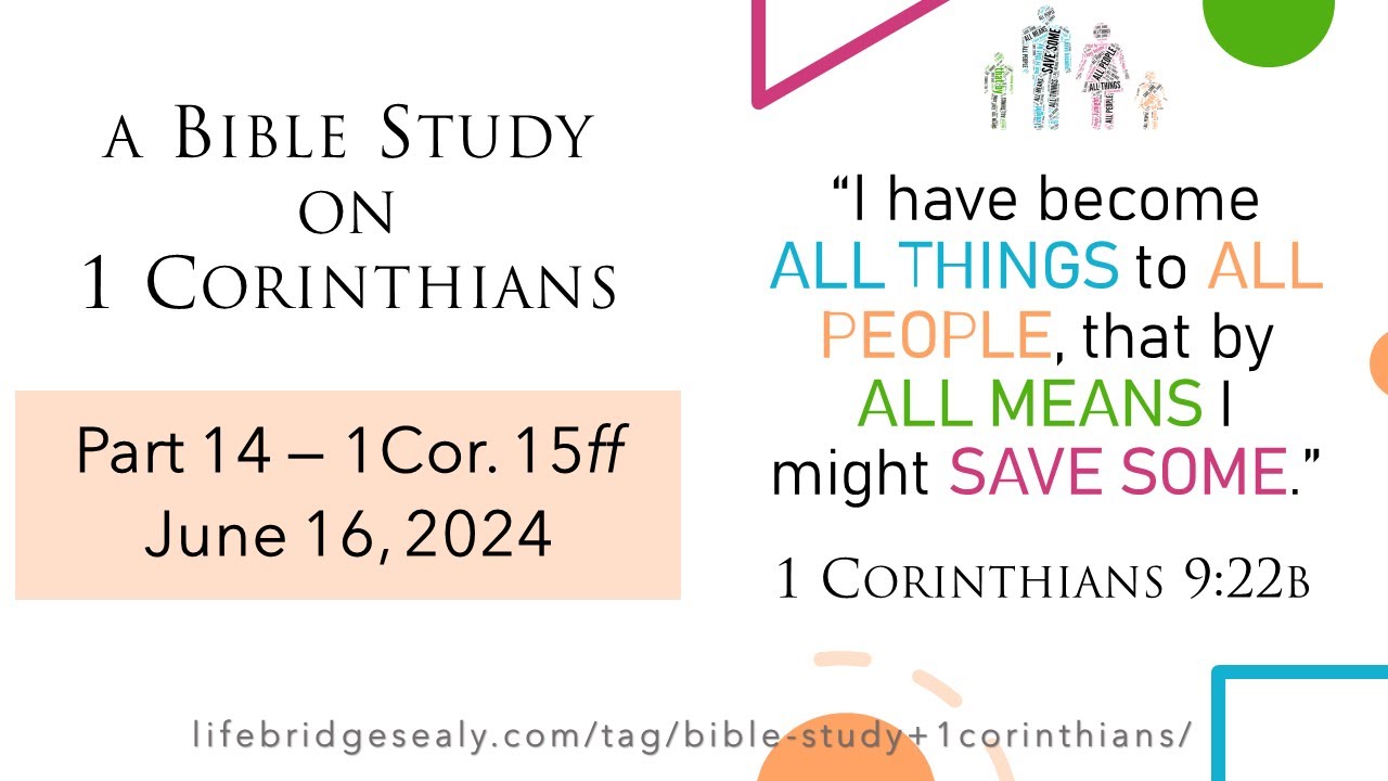 1 CORINTHIANS — Session 14 - YouTube