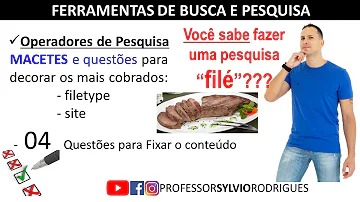 Como usar o filetype?