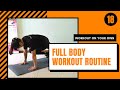18  full body workout routine  woyo  active zone sg