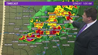 DFW Weather | Severe thunderstorms possible in North Texas Saturday night through early Sunday morni
