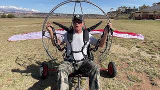 Paramotor Training - How To Connect a Paramotor Wing To a Trike