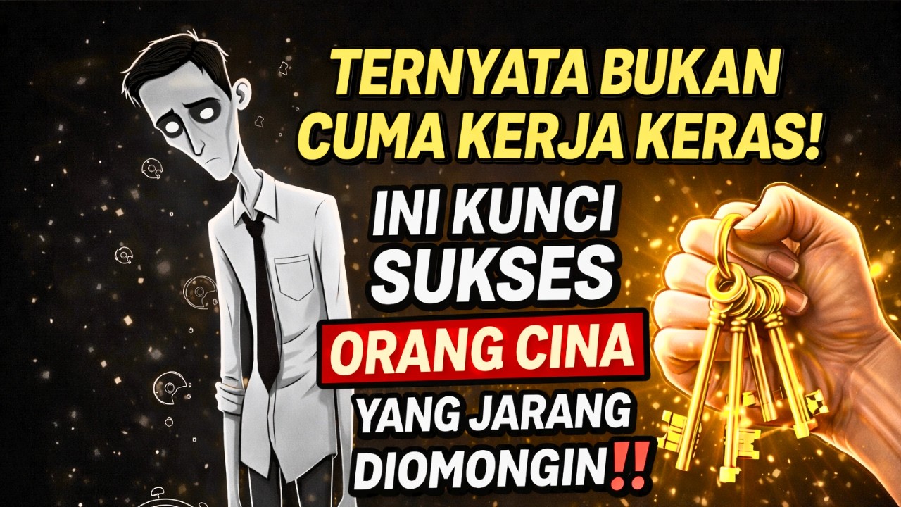 TERNYATA BUKAN CUMA KERJA KERAS! INI KUNCI SUKSES ORANG CINA YANG JARANG DIOMONGIN‼️