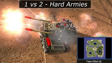[C&C Generals Zero Hour] Beating all Maps with max AI - 1vs2 - Flash Effect