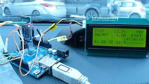 Arduino — Bluetooth HC05 — ELM327 — OBD2. Suzuki liana.