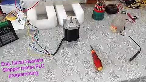 Stepper Motor & Delta PLC DVP 14SS2T & DM 556 Microstep Driver PLC programming, Motor Model ISC 176