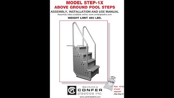 Confer Plastics Step-1X Installation Video