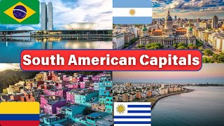 South American Capitals | Countries and Capital Cities of South America 🤩🌍🧠