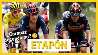 RESUMEN TOUR de FRANCIA etapa 11🔥 El SHOW de VAN AERT🚀 CARAPAZ DECEPCIONA😩 y POGACAR es HUMANO