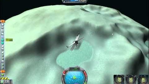 Landing with a Spaceplane on Minmus