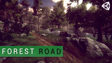 Speed Level Design - Forest Road in Unity