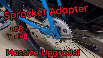 Bikeberry Sprocket Adapter Installation Looks AMAZING On The Bike, #bikeberry #bbrtuning