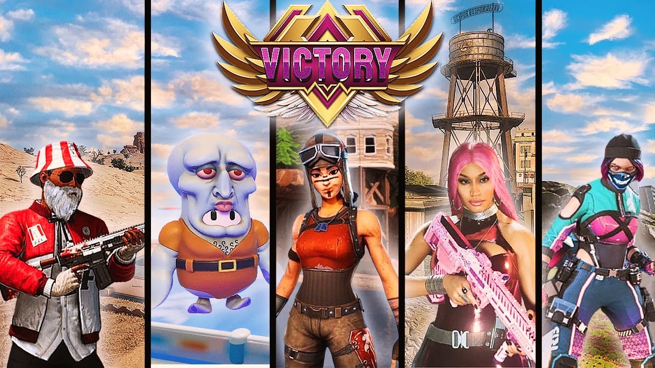 WINNING a GAME in EVERY BATTLE ROYALE..