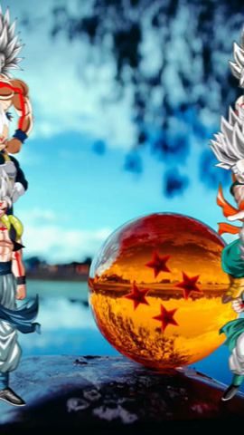 Goku and Vegeta and Gogeta VS Goten and Turnks and Gotenks #shorts