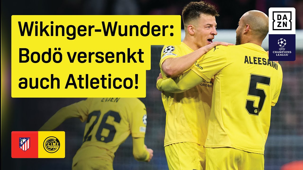 Atletico Madrid - Bodö/Glimt | UEFA Champions League | DAZN Highlights