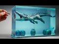 How to make alien crocodile in water tank diorama