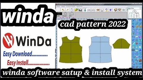 Winda cad garments pattern making software  satup & install system  phone number 01921226112