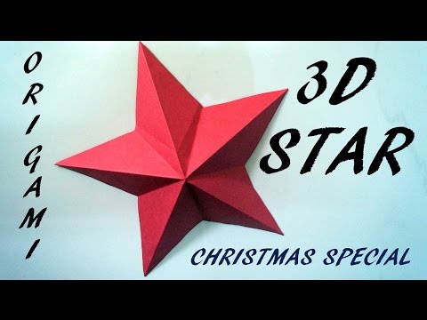 Video: How To Make Three-dimensional Stars Out Of Paper