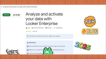 Analyze and activate your data with Looker Enterprise || #qwiklabs #arcade #looker #gcp solution ☁️🚀