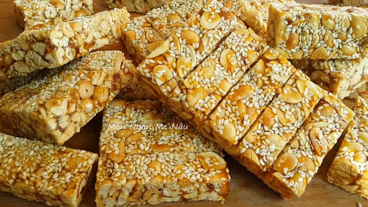 KẸO LẠC Cách Làm Kẹo Đậu Phộng Tại Nhà