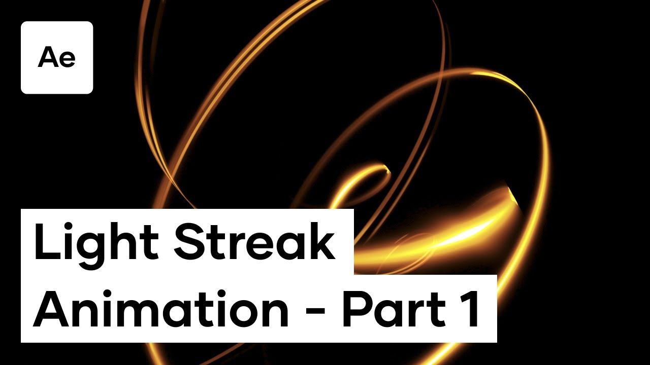How To Create A Light Streak Animation In After Effects Part 1 YouTube