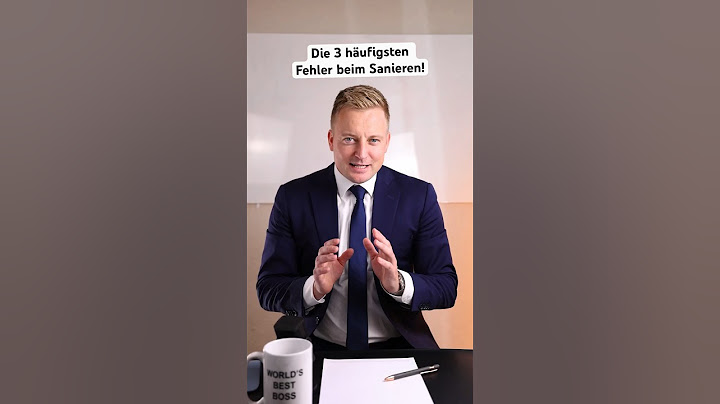 Mache nicht diese 3 Fehler beim Sanieren!
