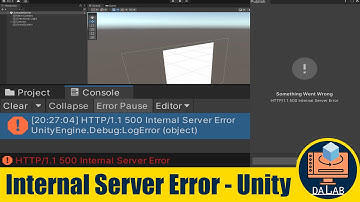 500 Internal Server Error When Publish to WebGL in Unity