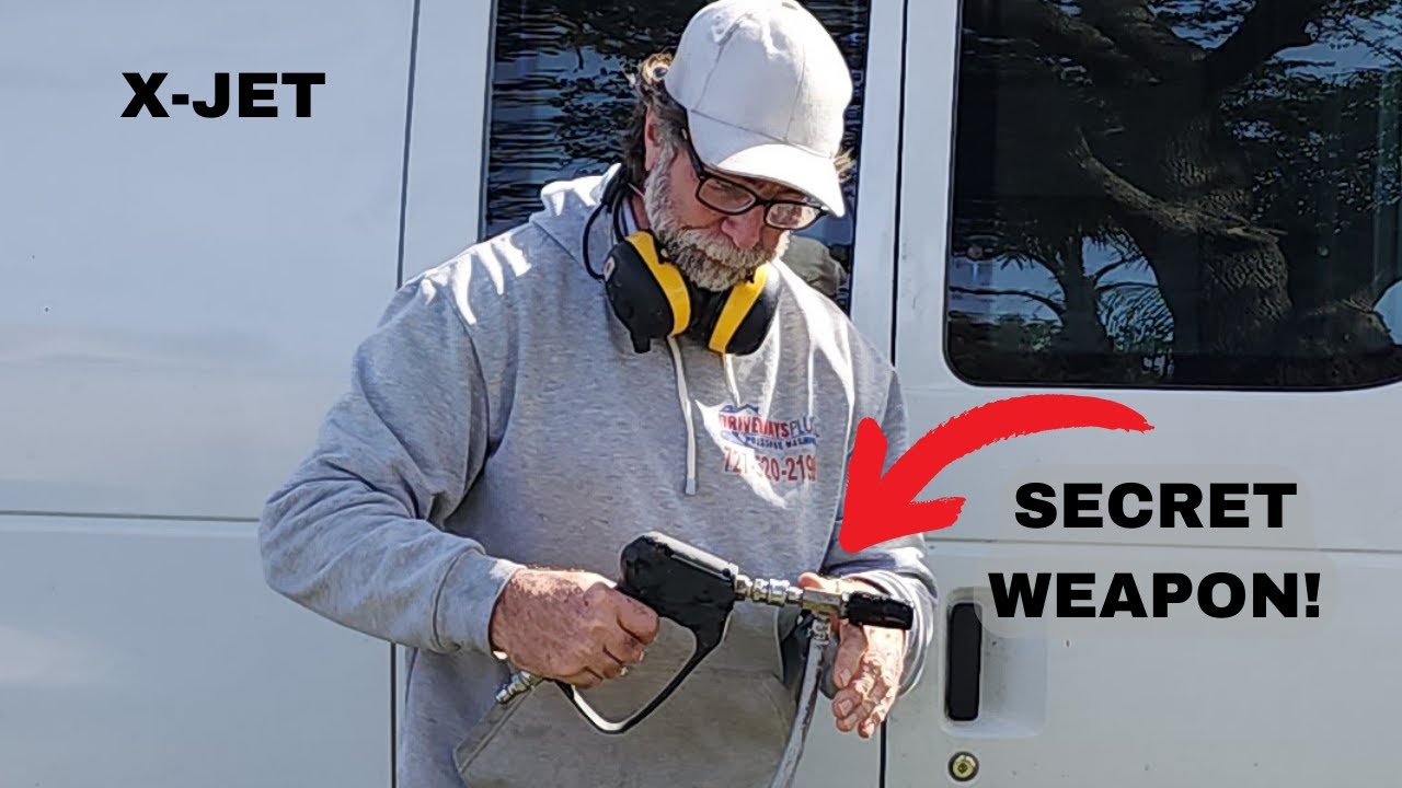 I took ONE LOOK at this driveway and KNEW I needed to break out my