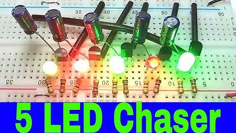 LED Chaser: How to make LED chaser circuit using transistor.
