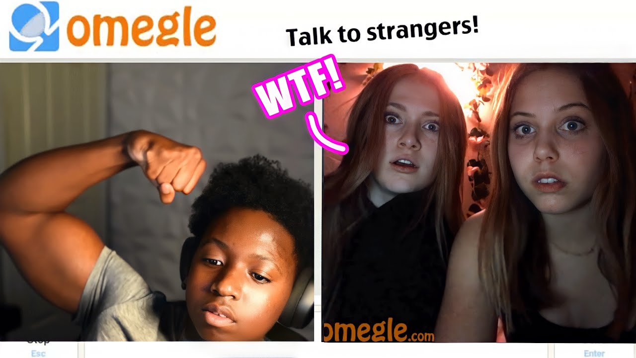 Baby Face Flexing on Omegle! JUMPSCARE TROLLING on OMEGLE