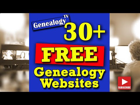 30 Free Genealogy Websites Updated