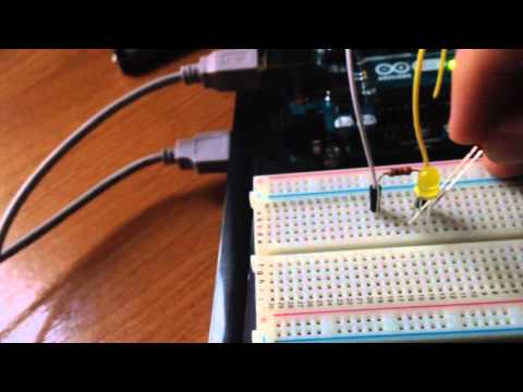 Arduino. Урок 1. Мигающий светодиод