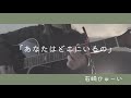 あなたはどこにいるの/石崎ひゅーい 弾き語り 歌詞付き