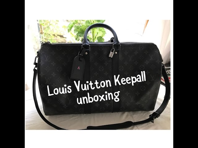 Louis Vuitton Monogram Eclipse Keepall Unboxing! 
