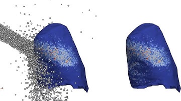 Air Polishing - Video from the Particle Simulation group at the Fraunhofer IWM