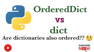 OrderedDict vs Dict Detailed discussion | Imp Python Concept