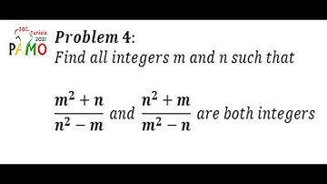 Pan African Maths Olympiad 2021 Problem 4 - Integer Solutions