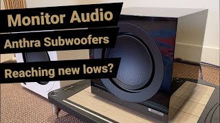 Monitor Audio Anthra subwoofers @SoundlineAudioNewZealand