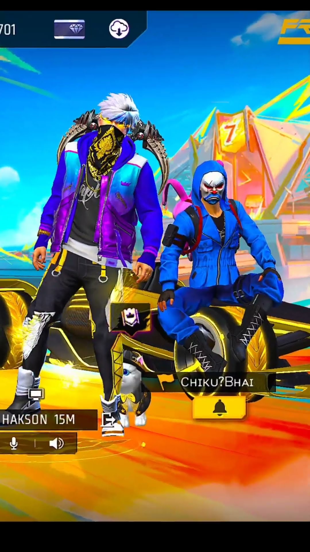 Chiku bhai ne meri id ko ban karwa diya Mere sath Galat huaa - Garena free fire max #shorts
