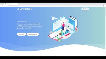 Generate Laravel Admin Panel in 1 minute!! with LaravelHelper