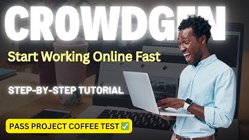 How to Pass 1000$ Project Coffee Assessment on Crowdgen  | Full Walkthrough (Remote Job 2025)
