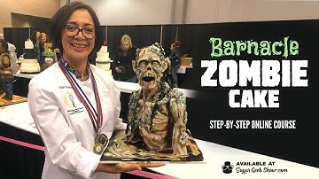NEW ONLINE COURSE - Barnacle Zombie Cake - ON SUGAR GEEK SHOW