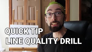 QUICK TIP #1 | LINE QUALITY PRACTICE DRILLS | BRUSH PEN | INK DRAWING