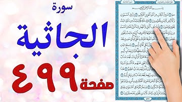 سورة الجاثية صفحة 499