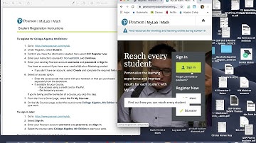 mymathlab instructions