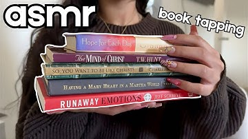ASMR | Fast Book/Spine Tapping & Scratching (No Talking) 📚