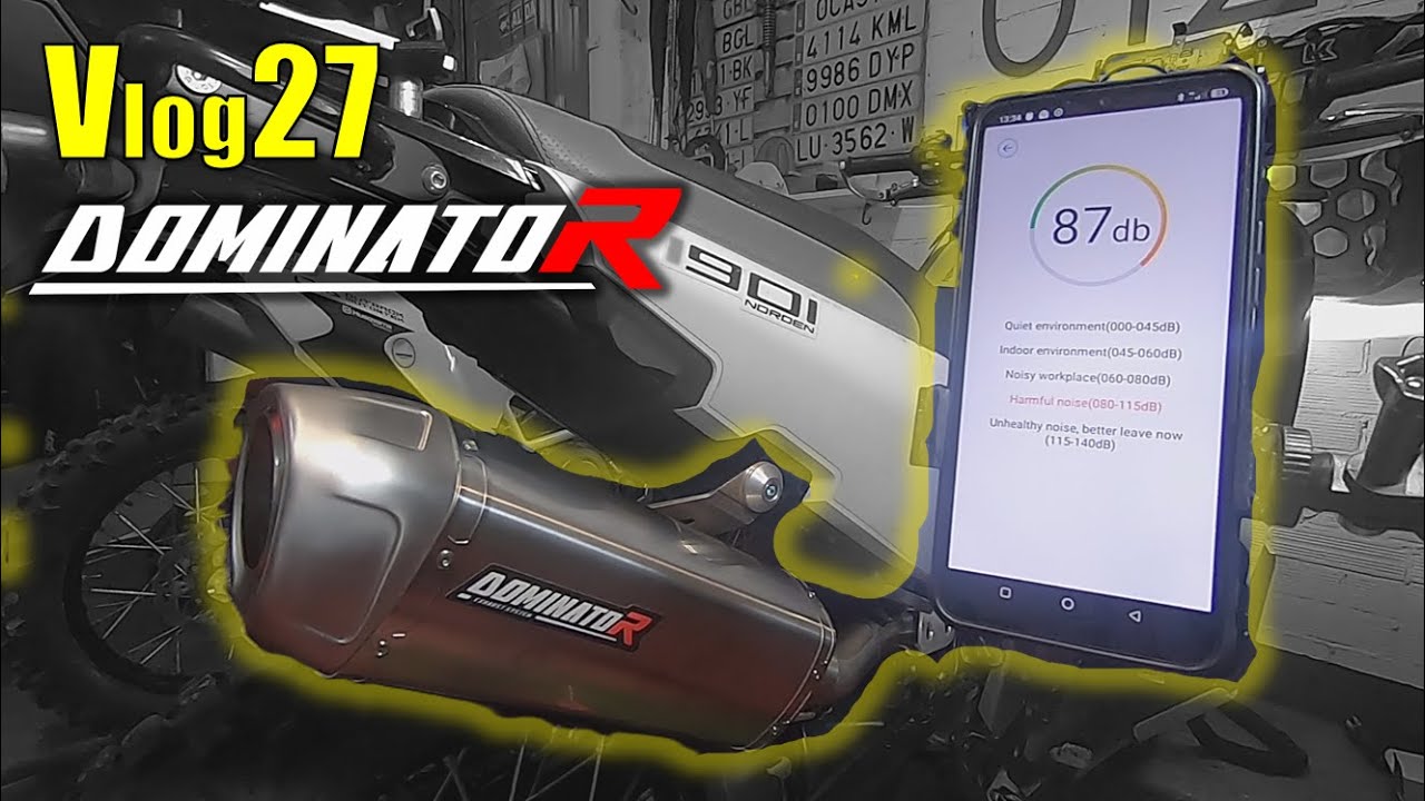 Dominator S6 Slip On💥🤤 Instalación, Sonido y Brico escudo térmico‼️