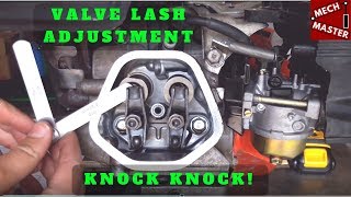 Small Engine Repair Valve Lash Clearance Adjustment On Honda Predator Or Any Engine