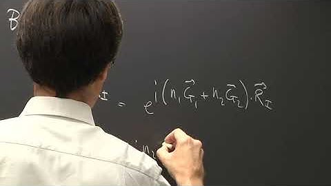 Solid State Physics - Lecture 6 of 20